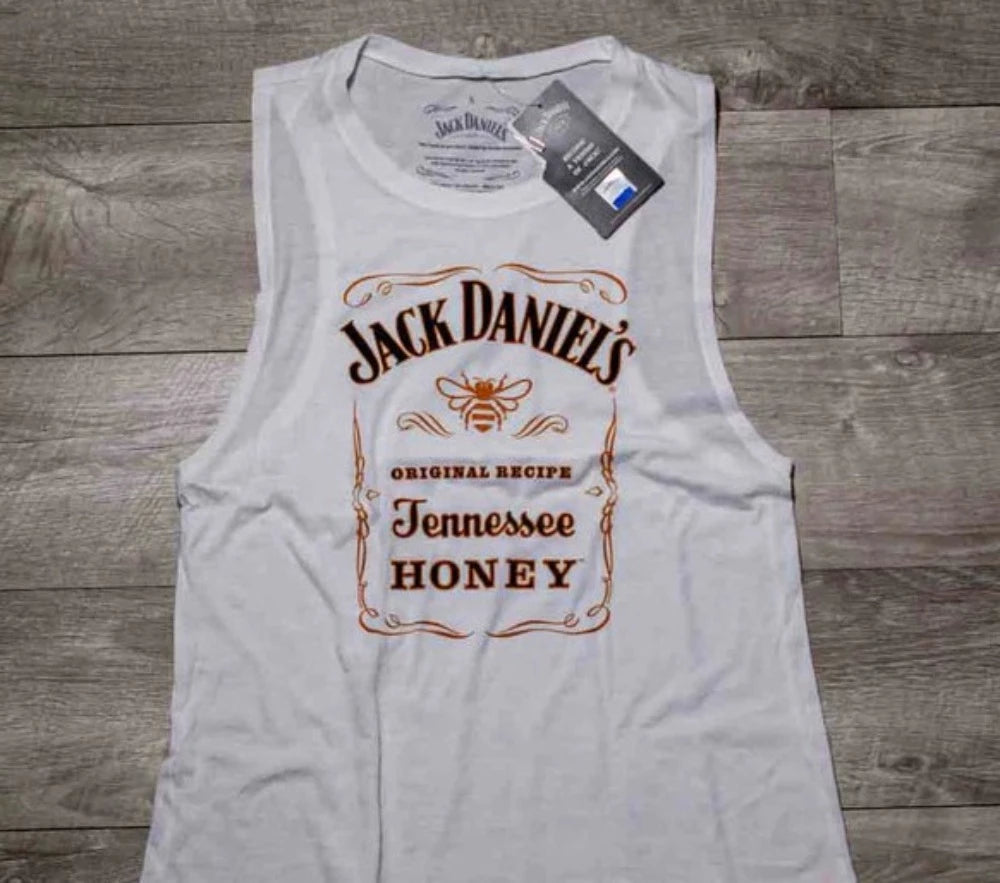 Jack Daniels Tennessee Honey Women's Tank Top cherry red tank