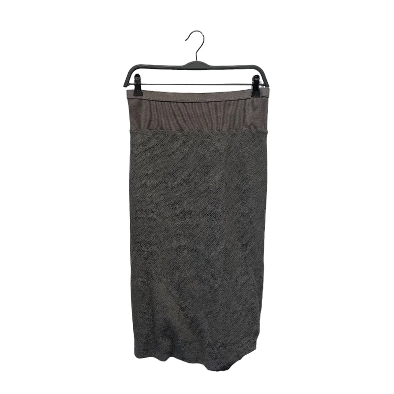 Rick Owens/Skirt/8/Cotton/GRY/ corduroy skirt textured