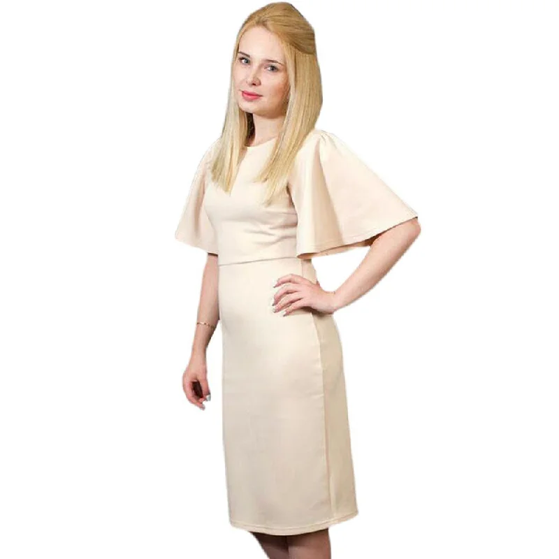 Women Casual Tight Dress Plus Size XL Women Dress Bat Sleeve Knit Autumn Dress European and American Women's Fashion