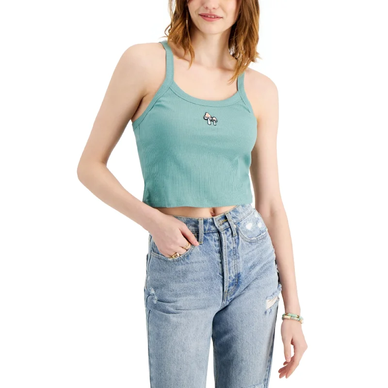 HIPPIE ROSE - Embroidered Tank Top bold tank top