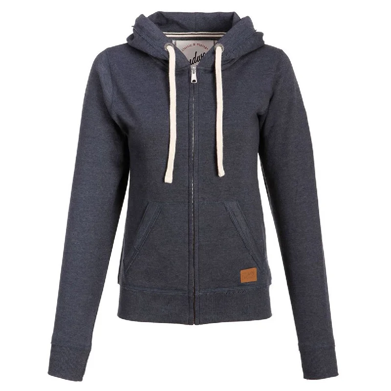 Landway Women's Heather Navy Westport Vintage Full Zip Cotton Sweatshirt Hoodie with Sequins Glamorous Eye-catching Landway Women's Heather Navy Westport Vintage Full Zip Cotton Sweatshirt Hoodie with Sequins Glamorous Eye-catching