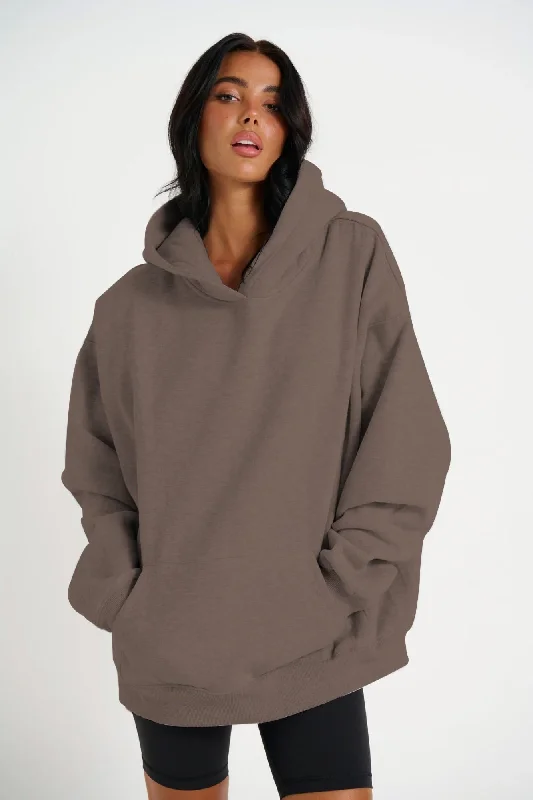 Unisex Roman Oversize Hoodie Storm Hoodie with Full-Zip Functional Layering