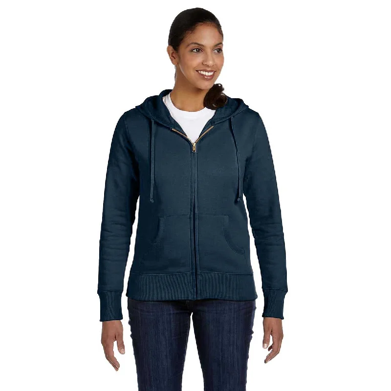 Econscious Women's Pacific Organic/Recyclyed Full-Zip Hoodie Hoodie with Half-Zip Sporty Casual Econscious Women's Pacific Organic/Recyclyed Full-Zip Hoodie Hoodie with Half-Zip Sporty Casual