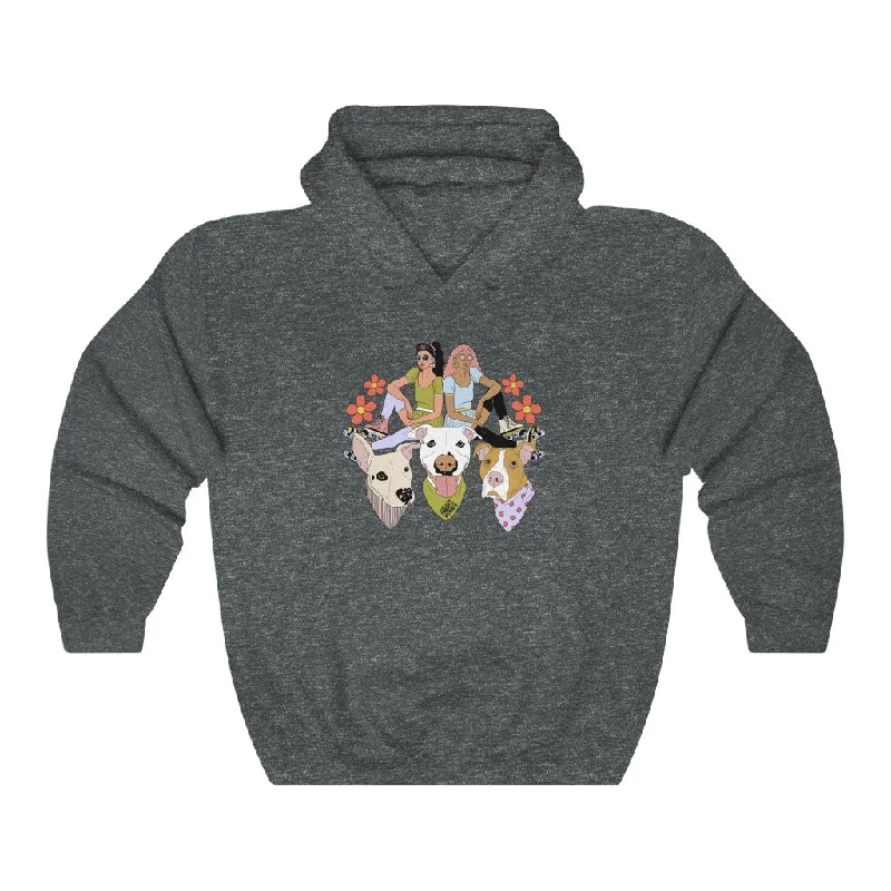 Almonte Studios Roller Babes | Unisex Heavy Blend™ Hooded Sweatshirt Hoodie Jacket Zipper Layering Almonte Studios Roller Babes | Unisex Heavy Blend™ Hooded Sweatshirt Hoodie Jacket Zipper Layering
