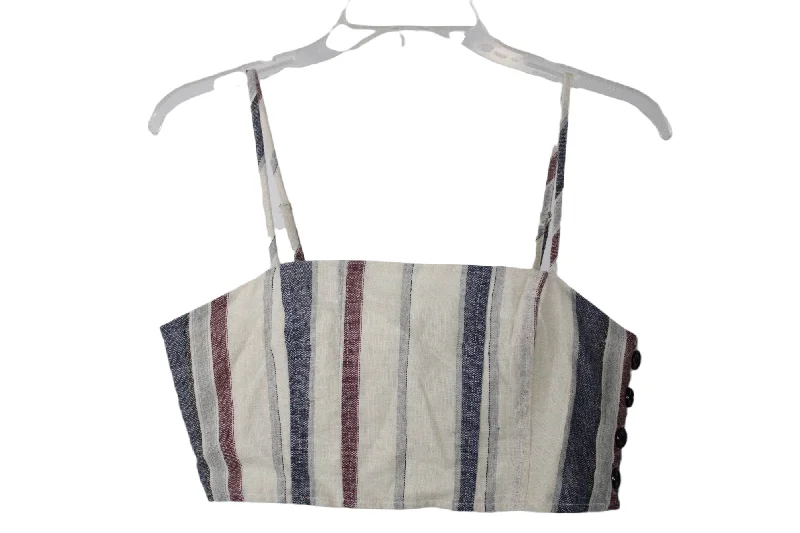 Forever 21 Striped Crop Tank | M graphic tank top