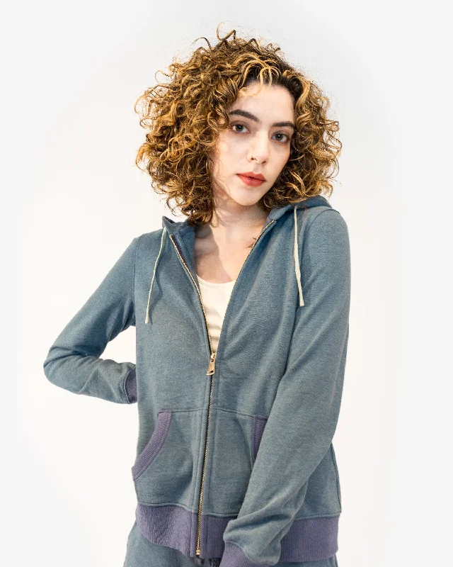CASUAL ZIPPER HOODIE Hoodie with Monochrome Minimalist Simple