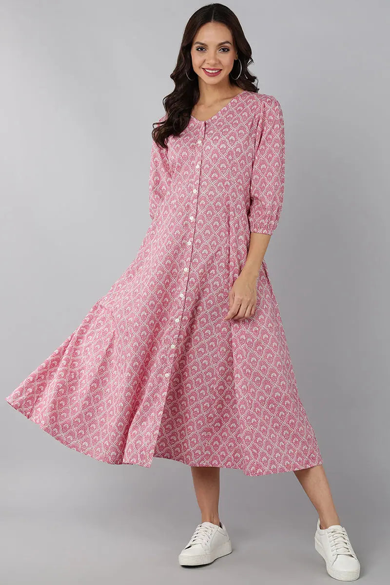 Ahika Cotton Printed Dresses-VD1207_XS