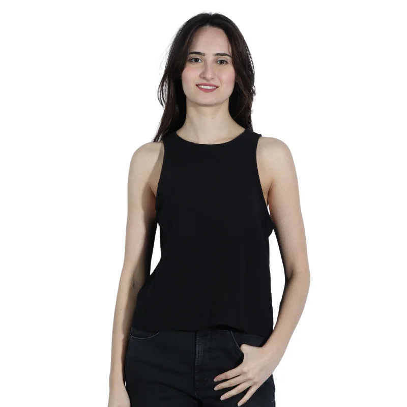 A.N.A - Round Neck Tank Top silver tank top