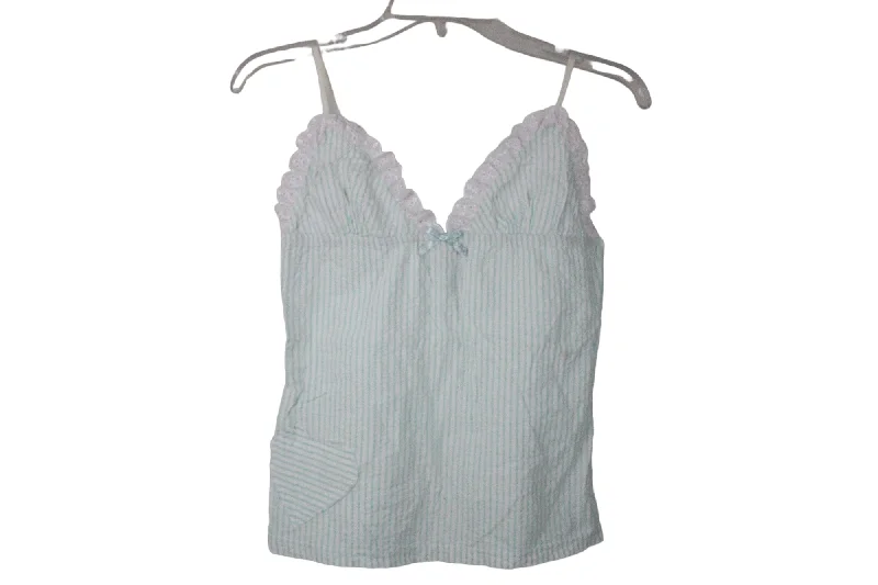 Spreegirl Blue Striped Tank | M lavender tank top