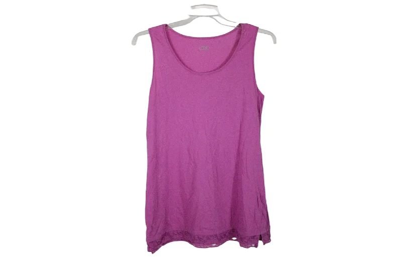 LOGO Pink Tank | L flexible tank top