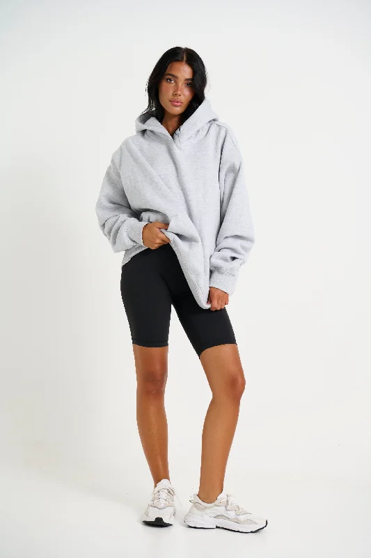 Unisex Roman Oversize Hoodie Grey Hoodie with Snap Buttons Easy Quick