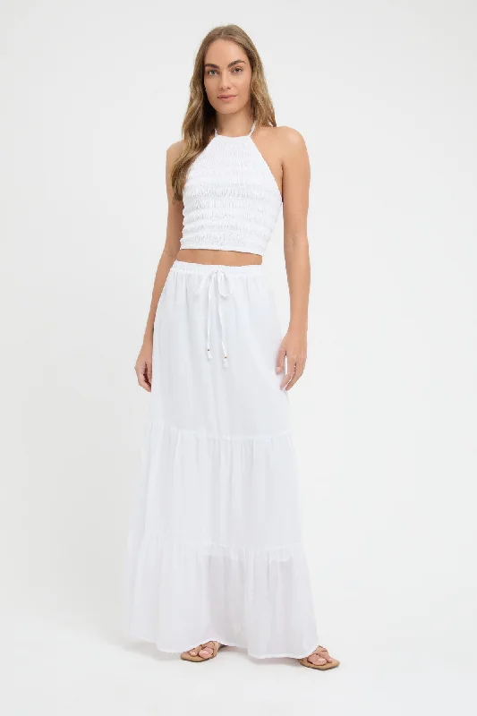 Georgette Sunday Skirt pleated skirt texture