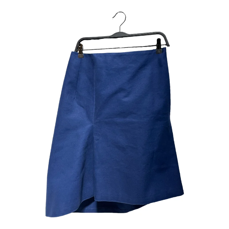 BALENCIAGA/Long Skirt/40/Cotton/BLU/ lace skirt romantic