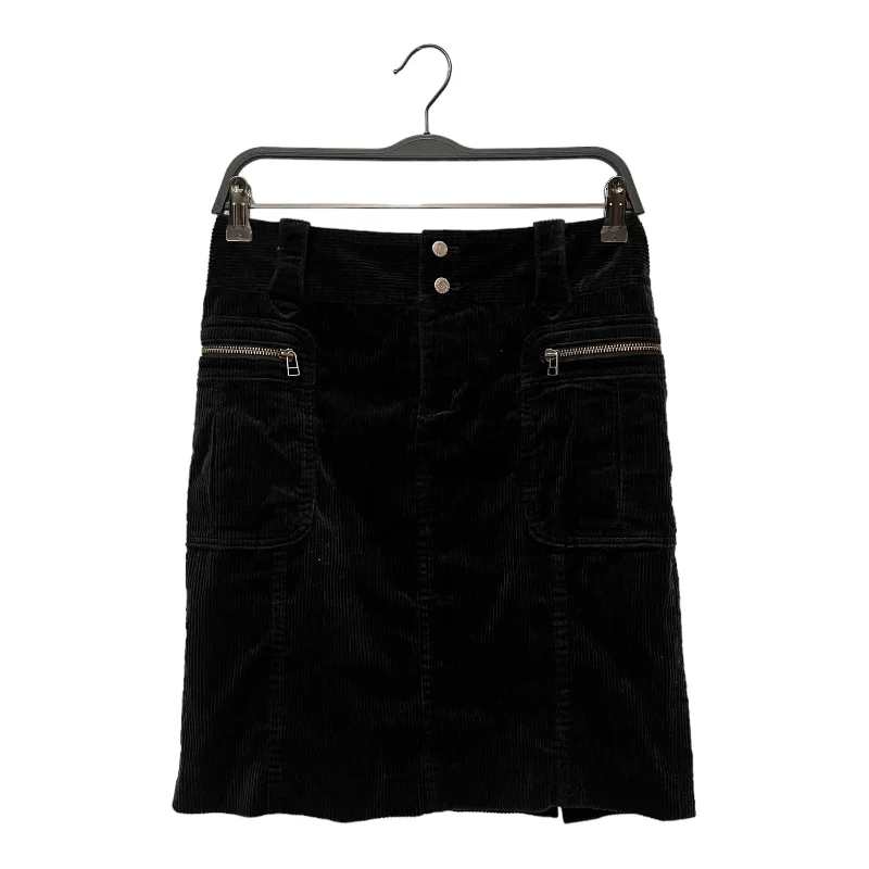 BURBERRY BLUE LABEL/Skirt/38/Cotton/BLK/Corduroy corduroy skirt comfortable