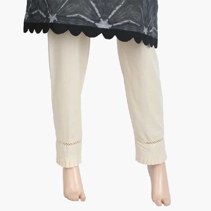 Women's Woven Trouser - Skin Trousers Formal Black