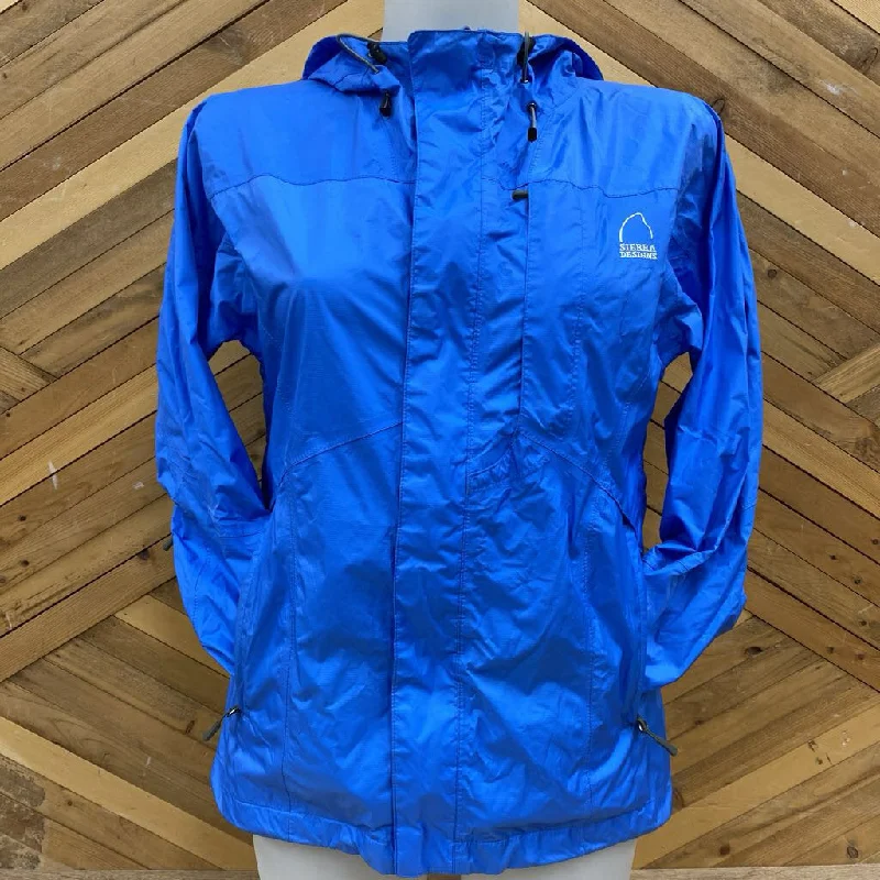 Sierra Designs - Women's Rain Jacket - MSRP comp $100: Light Blue-women-SM Notch Collar Peter Pan Collar Cowl Neck Sierra Designs - Women's Rain Jacket - MSRP comp $100: Light Blue-women-SM Notch Collar Peter Pan Collar Cowl Neck