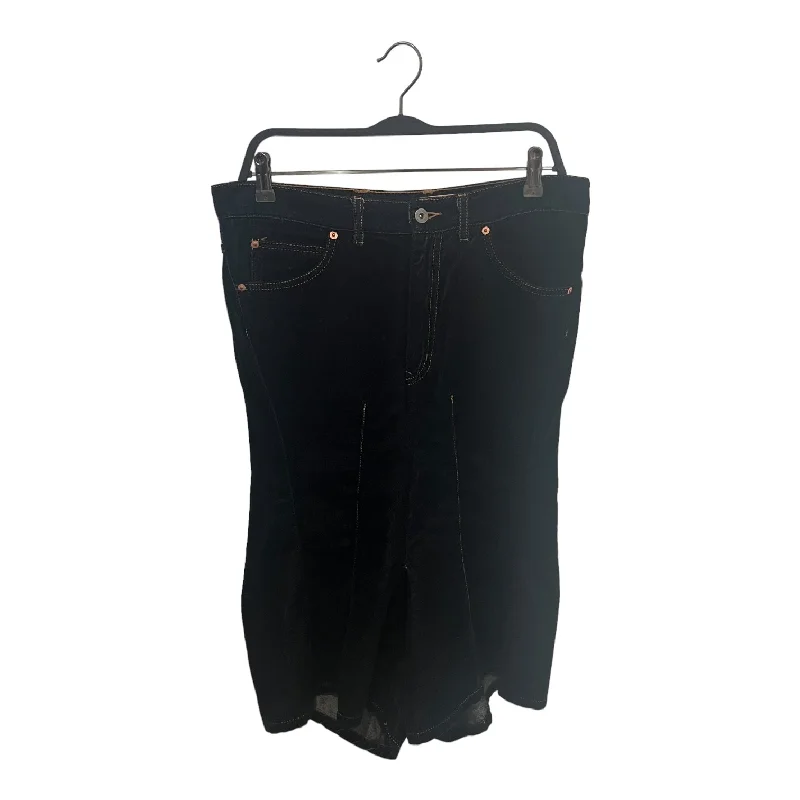 JUNYA WATANABE COMME des GARCONS/Skirt/S/BLK/2005 Velor Shorts lace skirt intricate