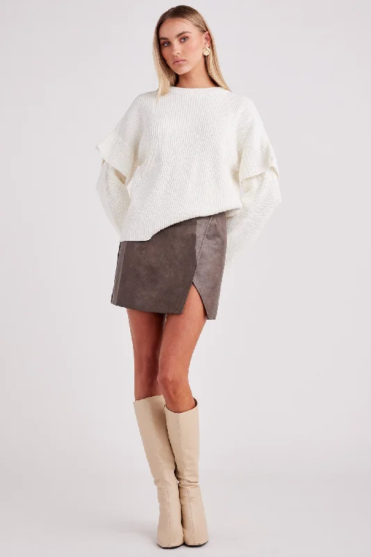 ROYCE MINI SKIRT low waist skirt