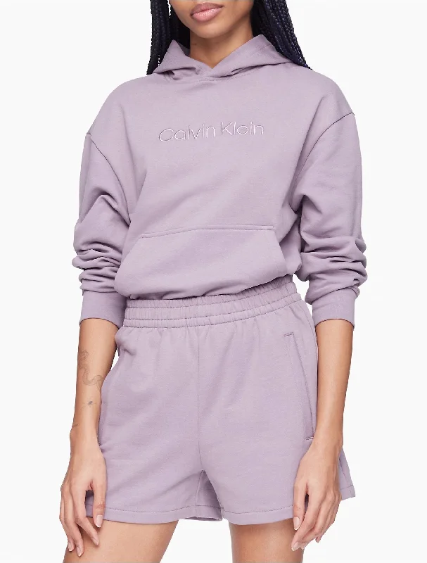 Calvin Klein Relaxed Fit Standard Logo Hoodie - Women Hoodie with Slim Fit Tailored Modern Calvin Klein Relaxed Fit Standard Logo Hoodie - Women Hoodie with Slim Fit Tailored Modern
