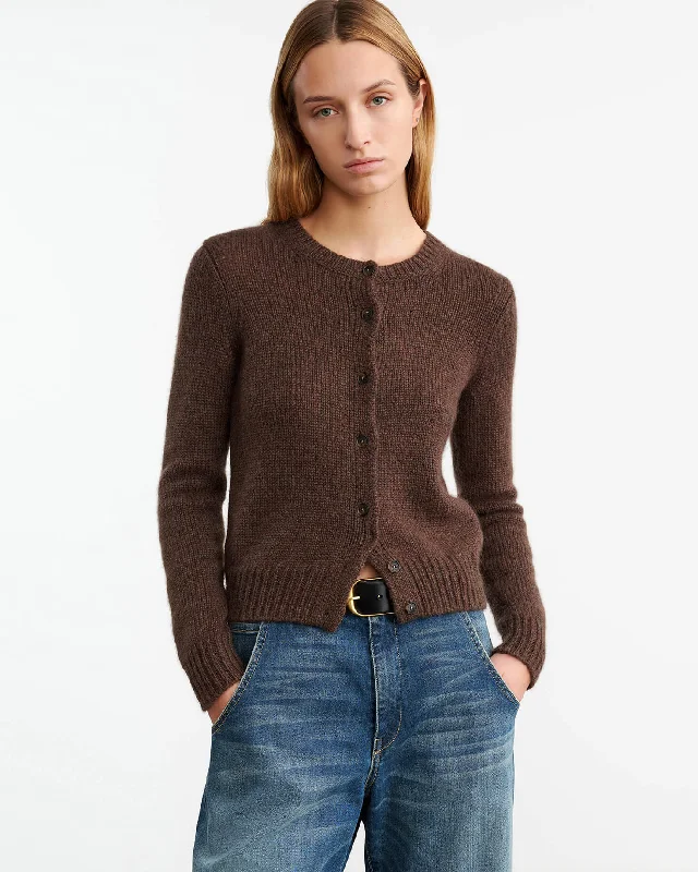 SASKIA CASHMERE CARDIGAN Beaded Cardigan Sequined Faux Fur