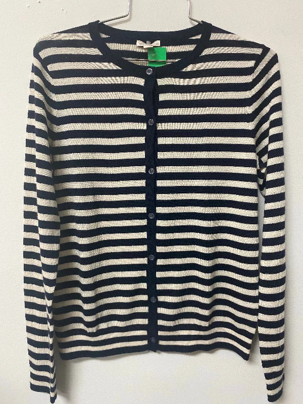 GAP (S) navy cream button cardigan Boxy Cardigan Fitted Cardigan A-Line