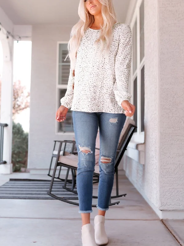 Open Front Knit Cardigan Spandex Rayon Corduroy