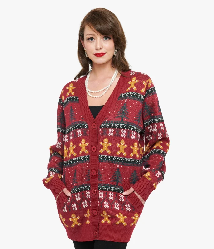 Unique Vintage 1960s Burgundy Gingerbread Fair Isle Cardigan Faux Fur Fabric Real Fur Fabric Shearling Fabric Unique Vintage 1960s Burgundy Gingerbread Fair Isle Cardigan Faux Fur Fabric Real Fur Fabric Shearling Fabric