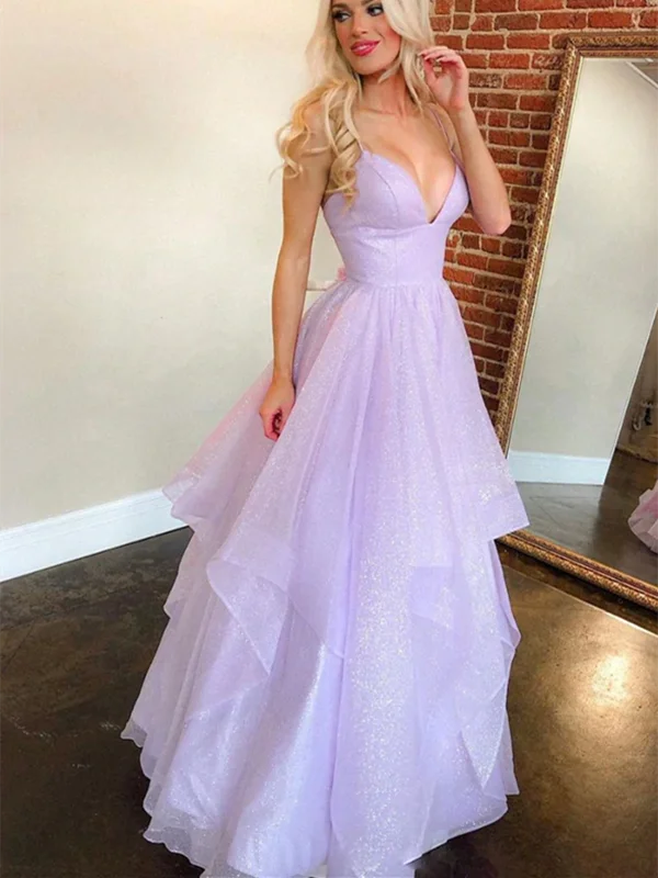 A Line V Neck Purple Tulle Long Prom Dresses, A Line V Neck Purple Tulle Long Formal Evening Dresses Tunics Top rated A Line V Neck Purple Tulle Long Prom Dresses, A Line V Neck Purple Tulle Long Formal Evening Dresses Tunics Top rated