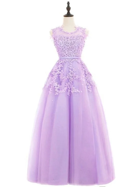 Beautiful Purple Ball Gown Tulle Long Party Dress, A-line Prom Dress Tunics Corduroy durable Beautiful Purple Ball Gown Tulle Long Party Dress, A-line Prom Dress Tunics Corduroy durable