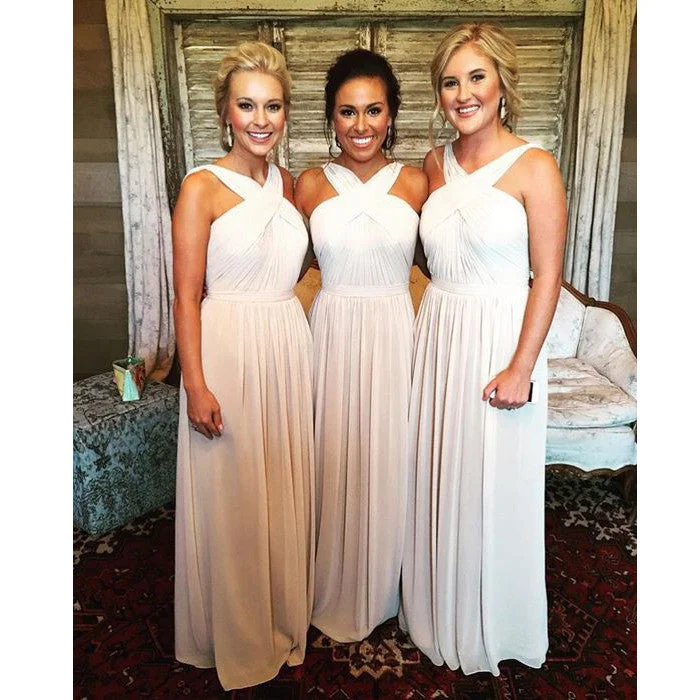 Elegant Chiffon Cheap Floor Length Bridesmaids Wedding Party Dresses, WD0096 Tunics Running lightweight Elegant Chiffon Cheap Floor Length Bridesmaids Wedding Party Dresses, WD0096 Tunics Running lightweight