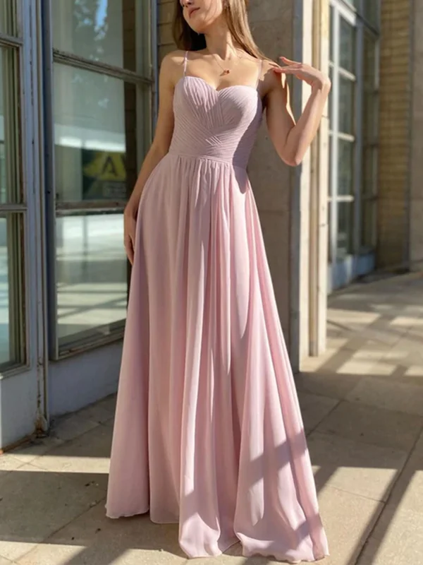 Pink Chiffon Long Prom Dresses, Pink Chiffon Long Formal Evening Dresses Tunics Handmade artisanal Pink Chiffon Long Prom Dresses, Pink Chiffon Long Formal Evening Dresses Tunics Handmade artisanal