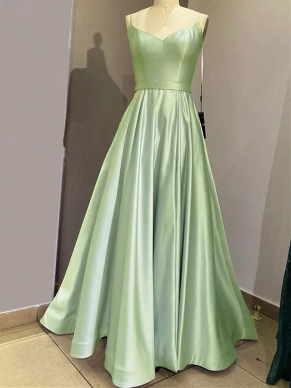 Simple A Line V Neck Green /Purple Satin Long Prom Dresses, Simple A Line V Neck Green /Purple Satin Long Formal Evening Dresses Crew Neckline Casual Simple A Line V Neck Green /Purple Satin Long Prom Dresses, Simple A Line V Neck Green /Purple Satin Long Formal Evening Dresses Crew Neckline Casual