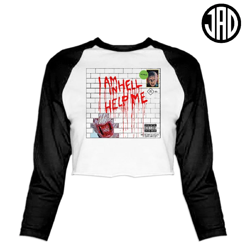 Another Hook In The Skin - Women's Cropped Baseball Tee Casual Formal Business
