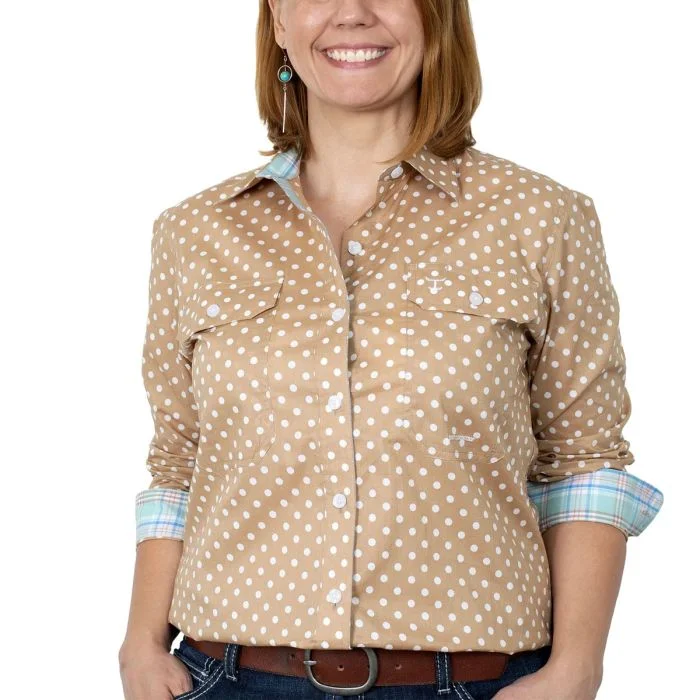 LADIES JUST COUNTRY ABBEY FULL BUTTON WORKSHIRT Wool Fabric Cashmere Fabric Tweed Fabric LADIES JUST COUNTRY ABBEY FULL BUTTON WORKSHIRT Wool Fabric Cashmere Fabric Tweed Fabric