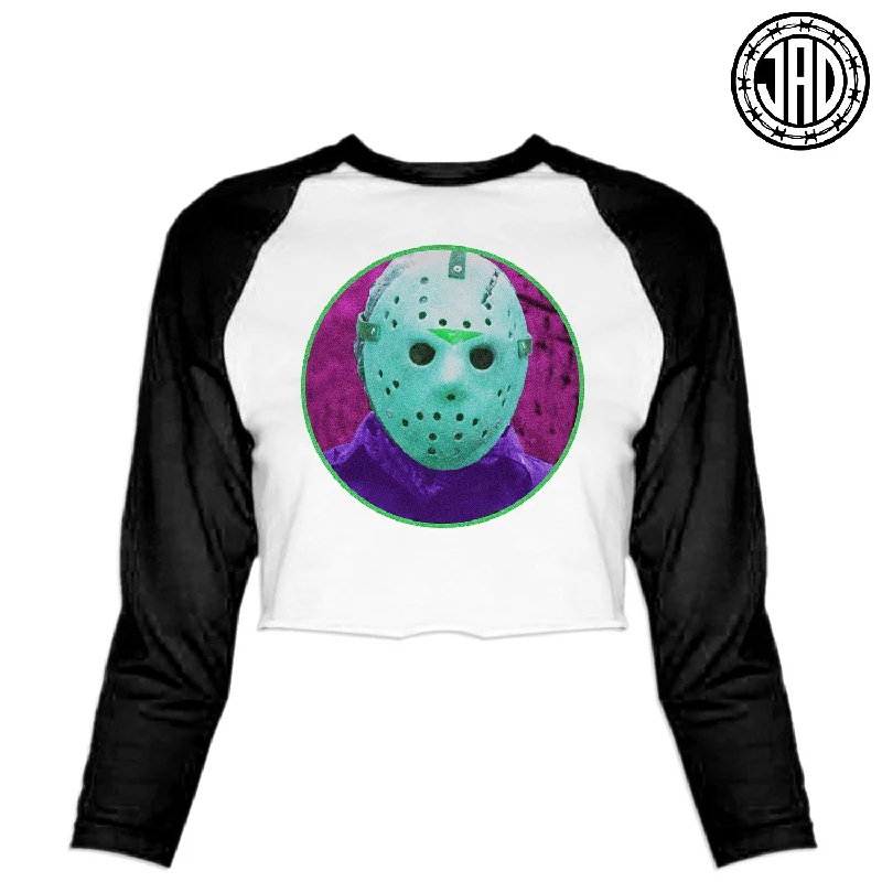NES Retro - Women's Cropped Baseball Tee Cozy Warm Stylish