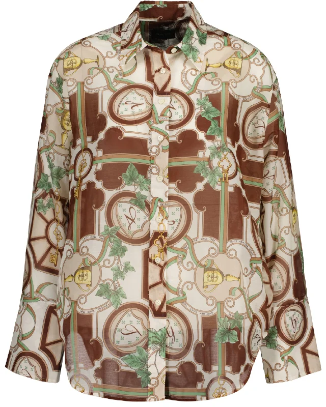 Relaxed Fit American Luxe Cotton Silk Shirt - Linen Modern Contemporary Chic