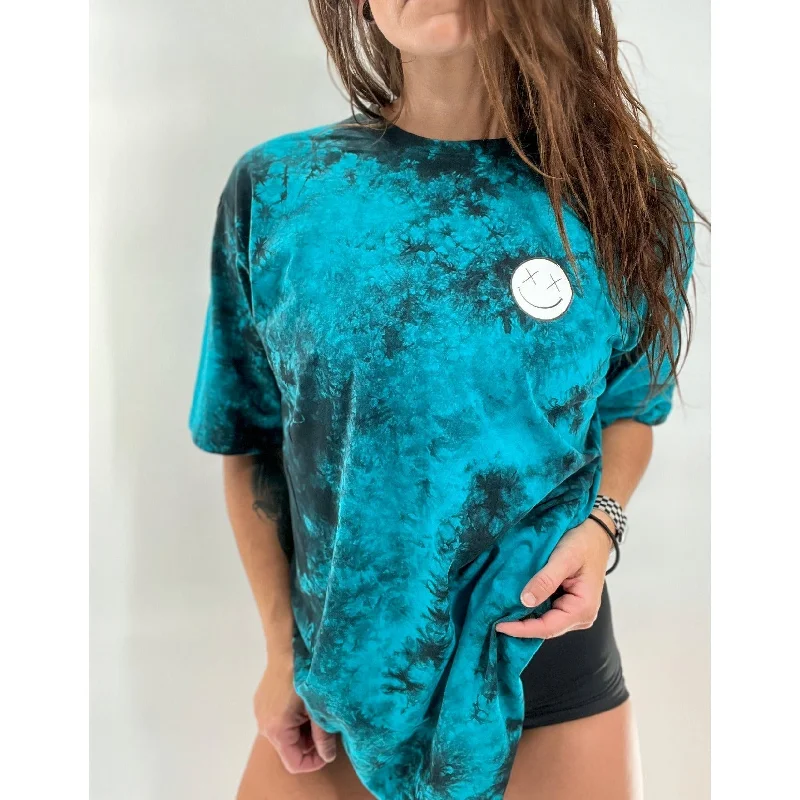 Salty Savage Unisex “OG Basic Smile” Oversized Crew Tee | Basic Boxy Fit Fitted Loose Salty Savage Unisex “OG Basic Smile” Oversized Crew Tee | Basic Boxy Fit Fitted Loose