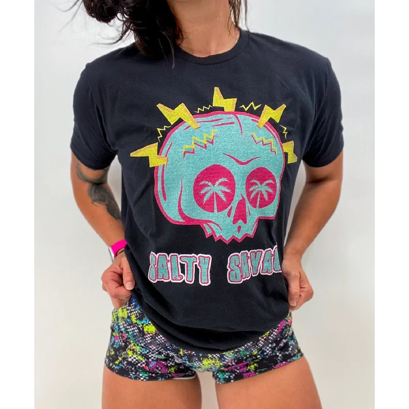 Salty Savage Unisex "Bolt Skull" Tee | Miami Vice Edition Elegant Classic Vintage