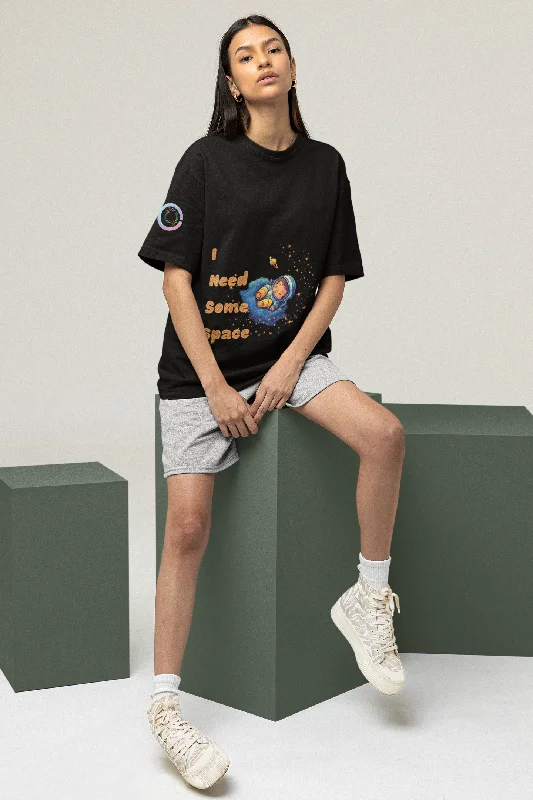 Space - Oversized Pregnancy T-shirt Cozy Warm Stylish
