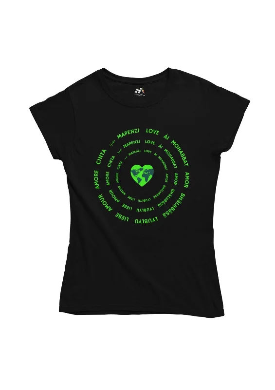 Speak Love T-Shirt Wool Fabric Cashmere Fabric Tweed Fabric