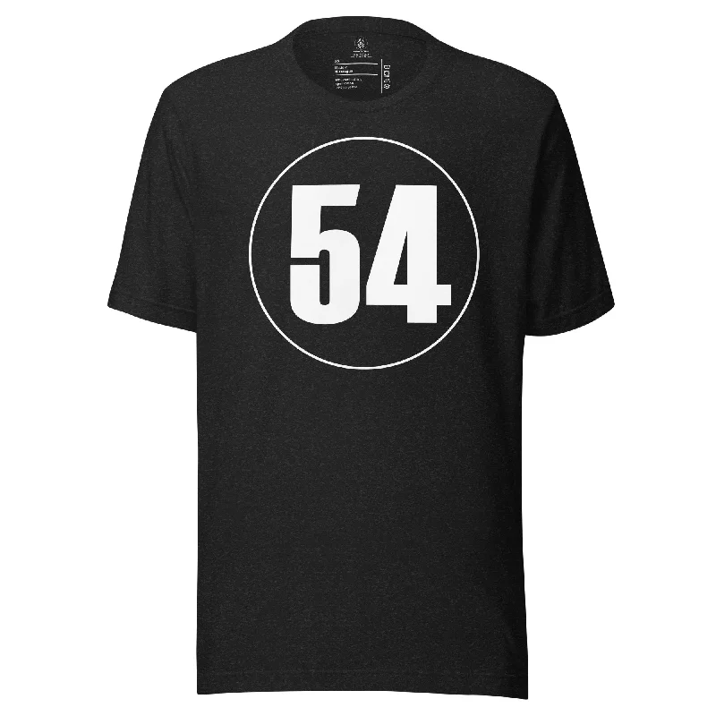 Unisex t-shirt: White on Black 54 Nylon Fabric Polyester Fabric Spandex Fabric